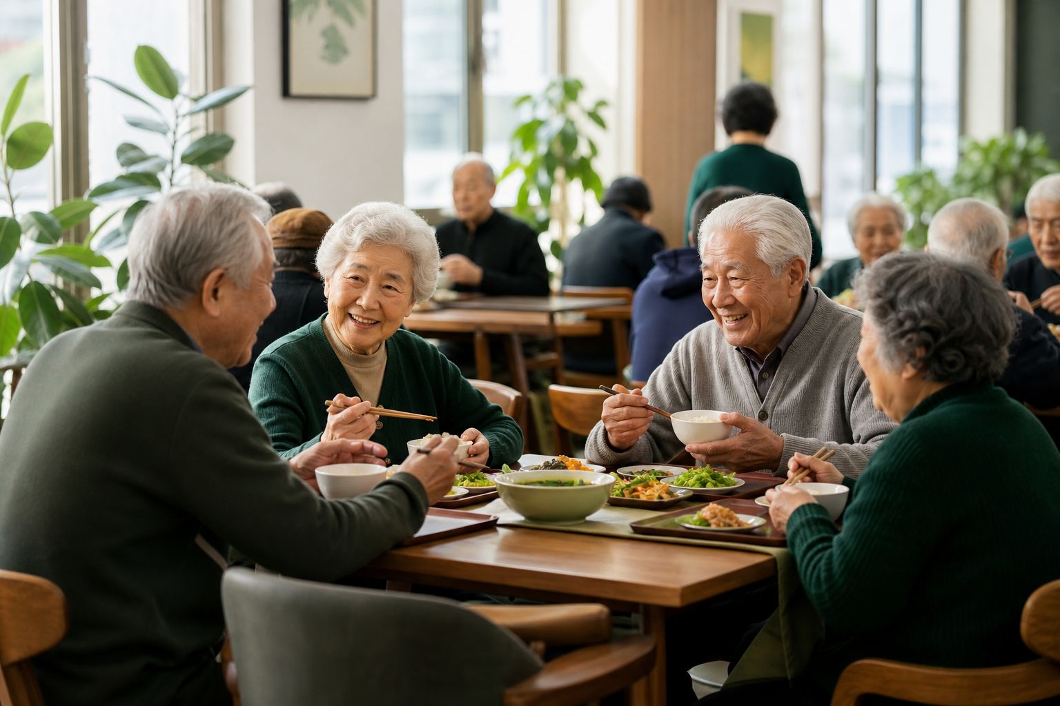 惠民食堂用餐
